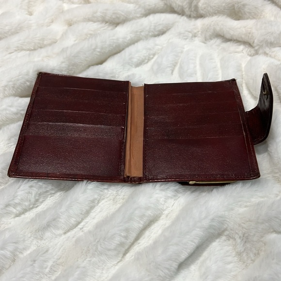 Vintage Rolf’s Cowhide Leather Hand Made Stitched Key Lock Bifold Wallet - Picture 6 of 13